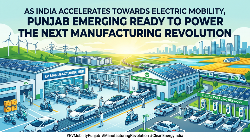 As India Accelerates Towards Electric Mobility, Punjab Emerges Ready to Power the Next Manufacturing Revolution